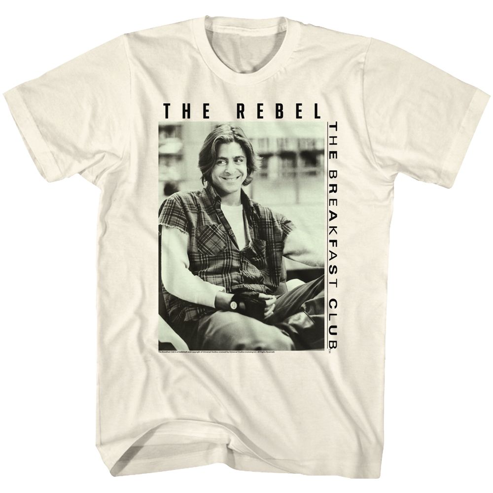 Natural The Breakfast Club t-shirt featuring The Breakfast Club The Punk John Bender design