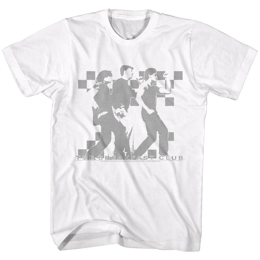 White The Breakfast Club t-shirt featuring The Breakfast Club Waddle design