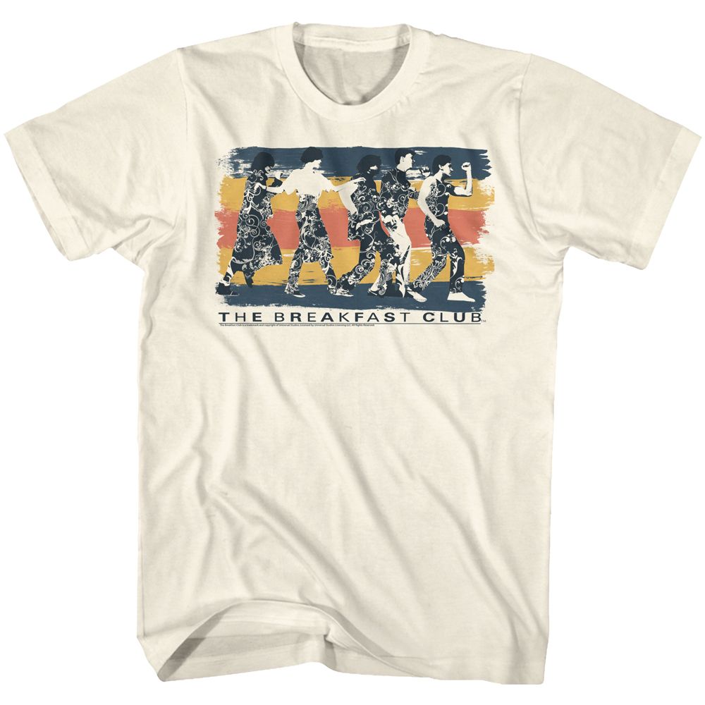 Natural The Breakfast Club t-shirt featuring The Breakfast Club Dance Away design