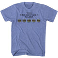 Light blue heather The Breakfast Club t-shirt featuring The Breakfast Club Sammiches design