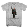 Gray heather The Breakfast Club t-shirt featuring The Breakfast Club Fist Pump Cut Out design