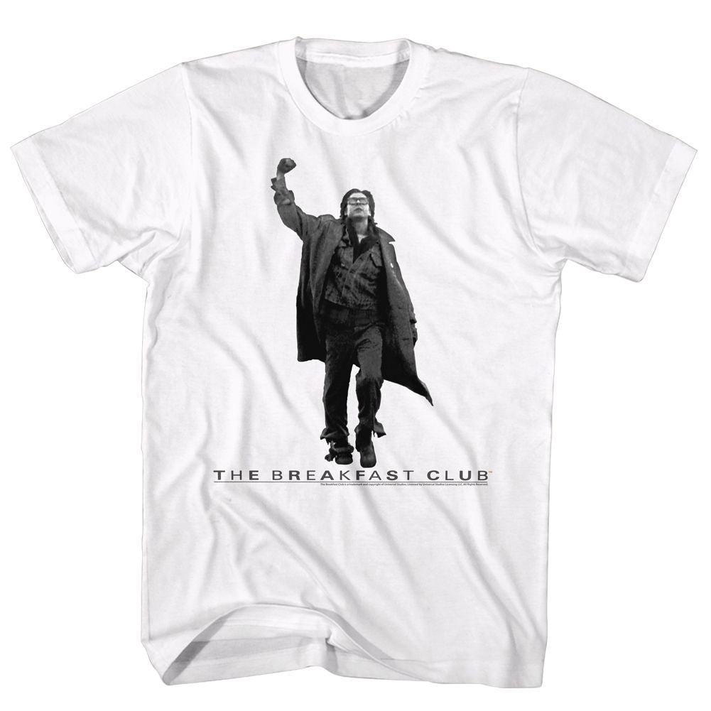 White The Breakfast Club t-shirt featuring The Breakfast Club Vintage Guy design