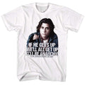 White The Breakfast Club t-shirt featuring The Breakfast Club Anarchy design