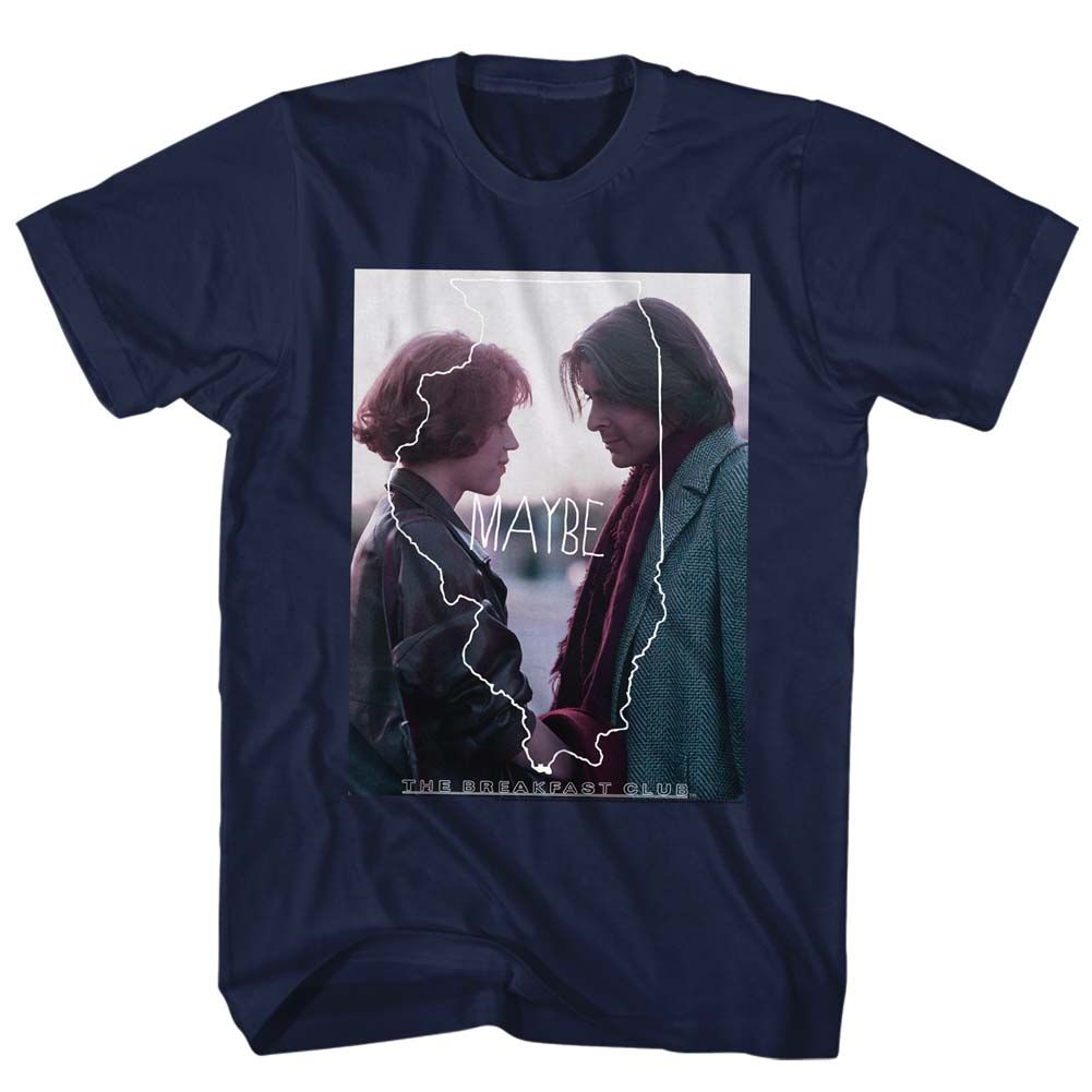 Navy The Breakfast Club t-shirt featuring The Breakfast Club Maybe design