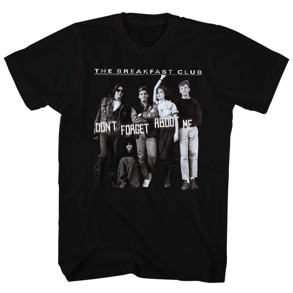 Black The Breakfast Club t-shirt featuring The Breakfast Club Dont Do It design
