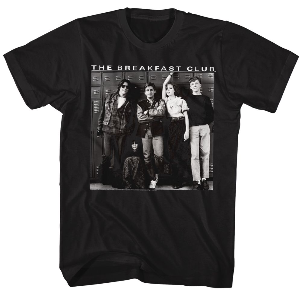Black The Breakfast Club t-shirt featuring The Breakfast Club Bee Ehn Doubleyoo design