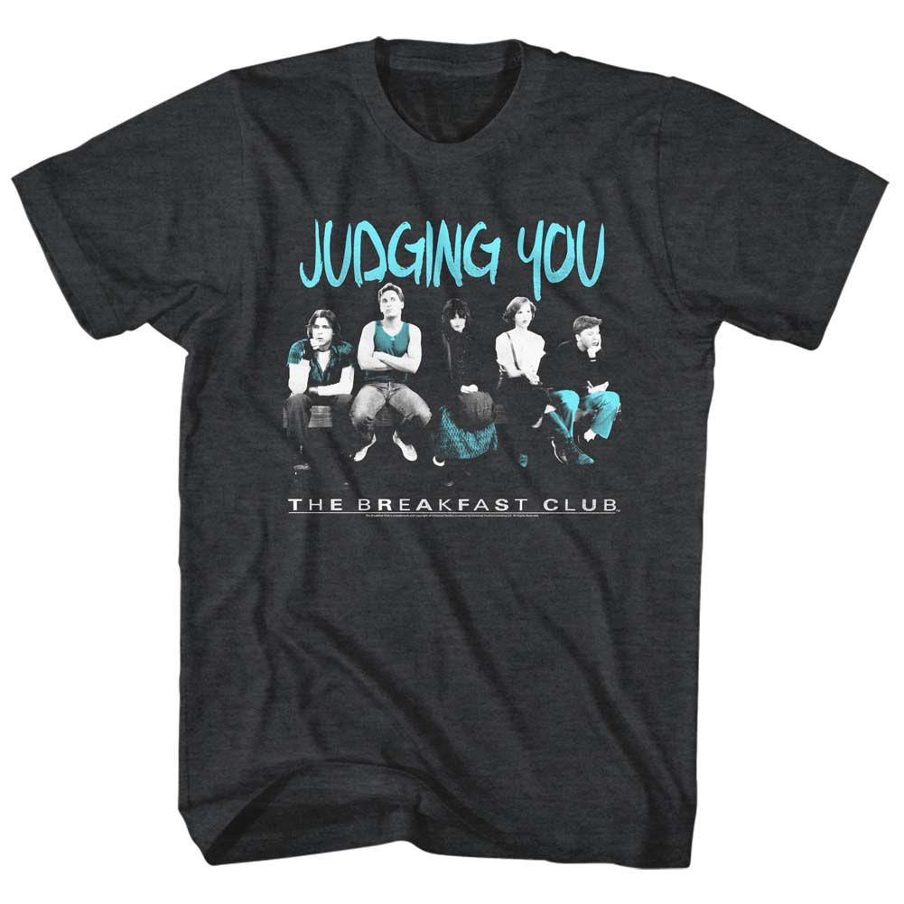 Black heather The Breakfast Club t-shirt featuring The Breakfast Club Judging You design
