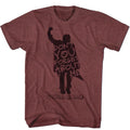 Vintage maroon heather The Breakfast Club t-shirt featuring The Breakfast Club Never Forget Dont You Forget About Me design
