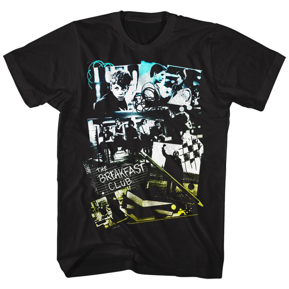 Black The Breakfast Club t-shirt featuring The Breakfast Club Brkfst design