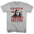 Gray heather The Breakfast Club t-shirt featuring The Breakfast Club Pot Pie design