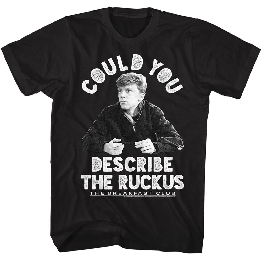 Black The Breakfast Club t-shirt featuring The Breakfast Club Ruckus design