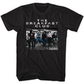 Black The Breakfast Club t-shirt featuring The Breakfast Club Club Photo group portrait design