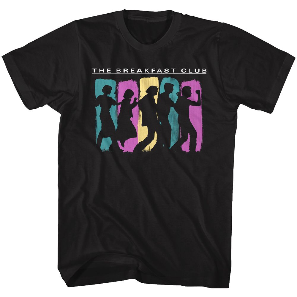 Black The Breakfast Club t-shirt featuring The Breakfast Club Breakdance design