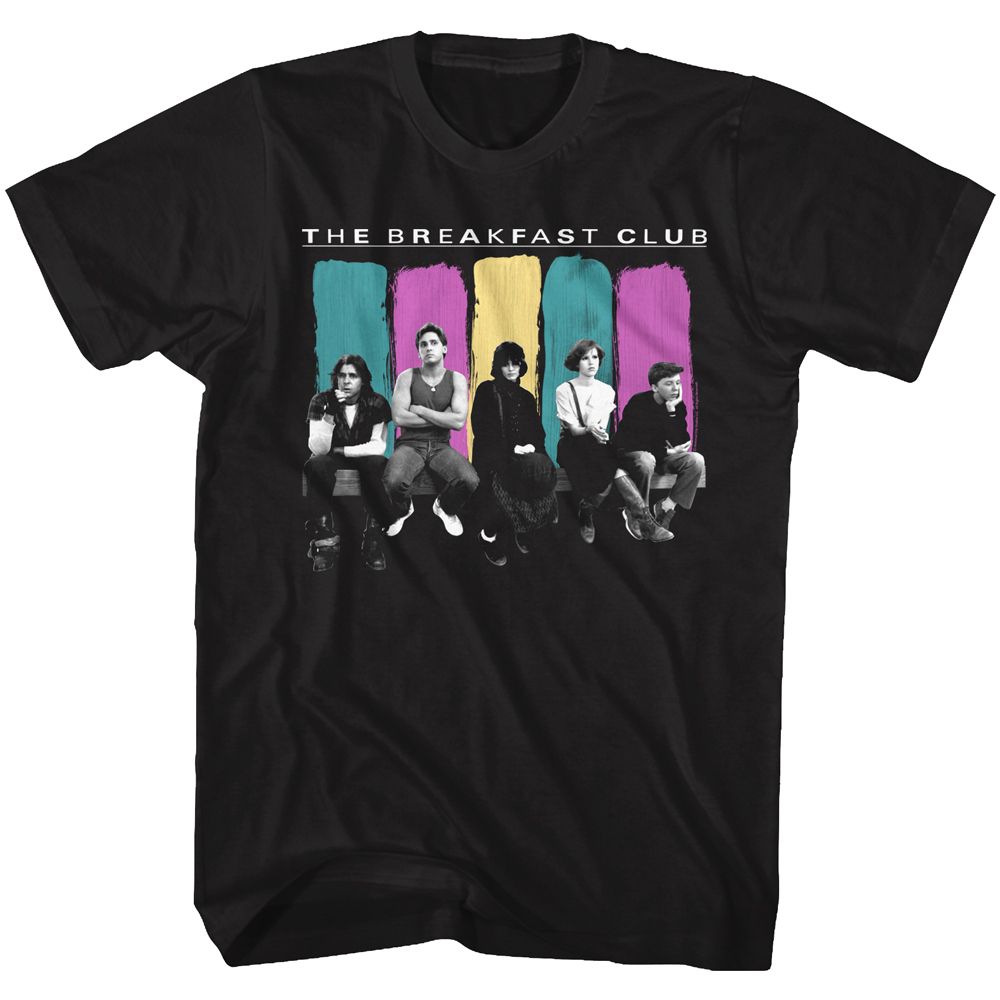Black The Breakfast Club t-shirt featuring The Breakfast Club Breaksit design
