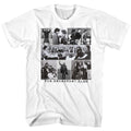 White The Breakfast Club t-shirt featuring The Breakfast Club Collage Y design