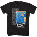 Black The Breakfast Club t-shirt featuring The Breakfast Club Heatmap2 design