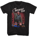 Black The Breakfast Club t-shirt featuring The Breakfast Club Lockers high school hallway design