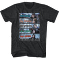 Black heather The Breakfast Club t-shirt featuring The Breakfast Club Character Rectangles design