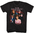 Black The Breakfast Club t-shirt featuring The Breakfast Club Group Photo Lockers design