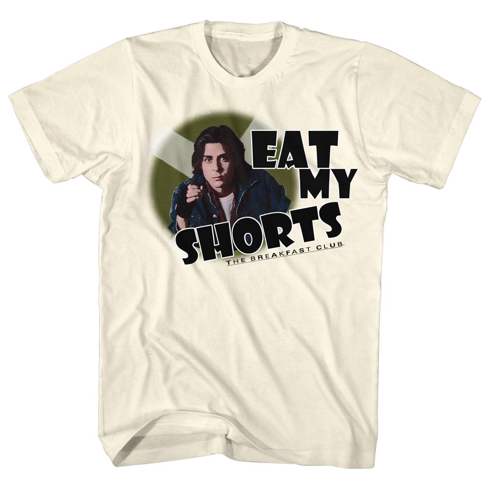 Natural The Breakfast Club t-shirt featuring The Breakfast Club Eat My Shorts Bender quote design