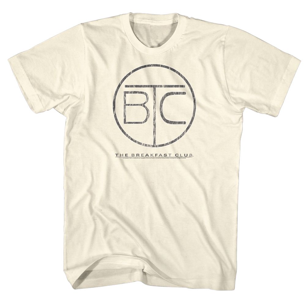 Natural The Breakfast Club t-shirt featuring The Breakfast Club Circle Logo design