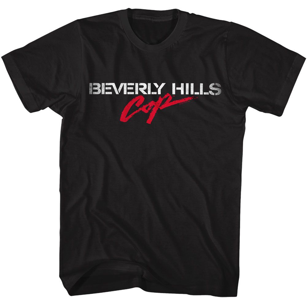 Black Beverly Hills Cop t-shirt featuring Beverly Hills Cop logo design