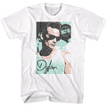 White Beverly Hills 90210 t-shirt featuring Dylan McKay portrait from Beverly Hills 90210