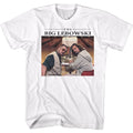 White The Big Lebowski t-shirt featuring Simple Dudes design from The Big Lebowski