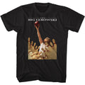 Black The Big Lebowski t-shirt featuring Ball lift bowling shot from The Big Lebowski