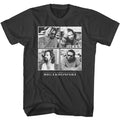 Smoke gray The Big Lebowski t-shirt featuring Four squares iconography from The Big Lebowski
