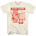 Natural Bing Crosby t-shirt featuring Bing Crosby The Secret Of Christmas song design