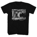 Black Bruce Lee t-shirt featuring Bruce Lee Kung Fu Noises kiai shouts design