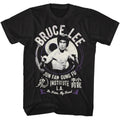 Black Bruce Lee t-shirt featuring Bruce Lee Jun Fan Gung Fu Institute design