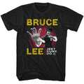 Black Bruce Lee t-shirt featuring Bruce Lee BL JKD design
