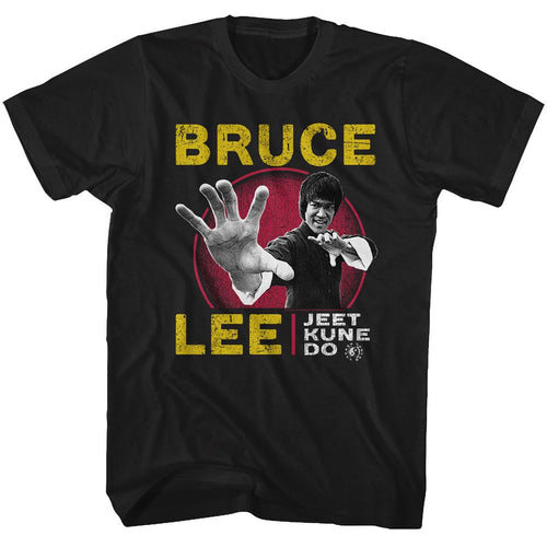 Black Bruce Lee t-shirt featuring Bruce Lee BL JKD design