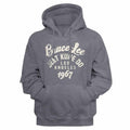 Gunmetal Heather Bruce Lee pullover hoodie featuring a Jeet Kune Do 1967 design