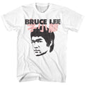 White Bruce Lee t-shirt featuring Bruce Lee No Limit philosophy design
