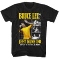 Black Bruce Lee t-shirt featuring Bruce Lee Bruce Box framed design