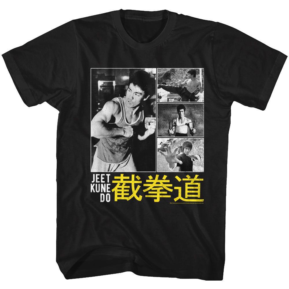 Black Bruce Lee t-shirt featuring Bruce Lee Bruce Box 2 design