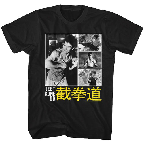 Black Bruce Lee t-shirt featuring Bruce Lee Bruce Box 2 design