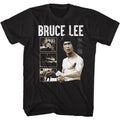Black Bruce Lee t-shirt featuring Bruce Lee Exciting martial arts design