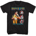 Black Bruce Lee t-shirt featuring Bruce Lee Comic Cover Style illustration design