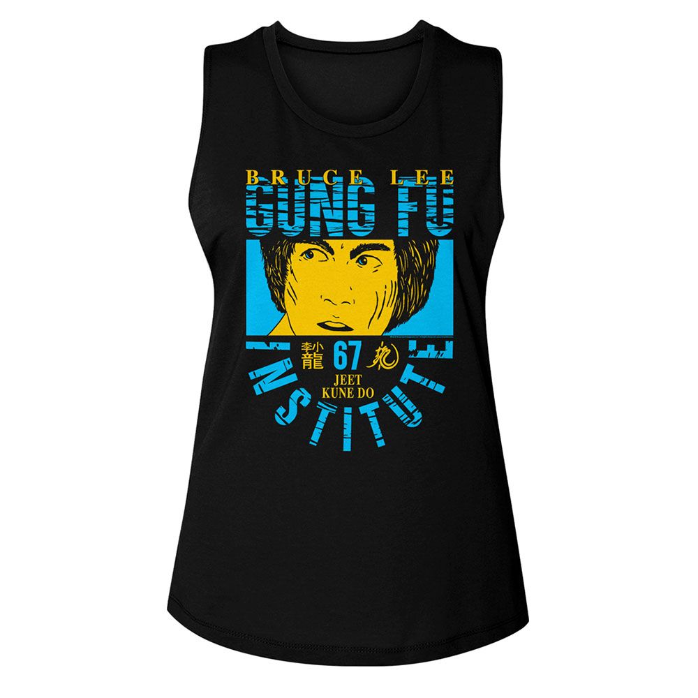 Bruce Lee Ladies Muscle Tank - BL Gung Fu