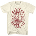 Natural Bruce Lee t-shirt featuring Bruce Lee The Dragon Gung Fu martial arts design