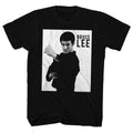 Black Bruce Lee t-shirt featuring Bruce Lee compact name design