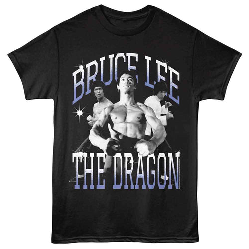 Black Bruce Lee t-shirt featuring Bruce Lee The Dragon design