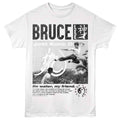 White Bruce Lee t-shirt featuring Bruce Lee Wisdom philosophy quotes design
