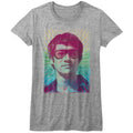 Bruce Lee Ladies T-Shirt - Rainbow