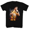Black Bruce Lee t-shirt featuring Bruce Lee compact name design
