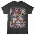 Smoke gray Big League Chew t-shirt featuring a Chew Big Batter design